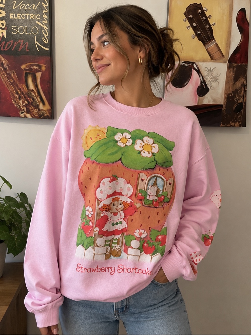 Strawberry Shortcake Pink Sweatshirt